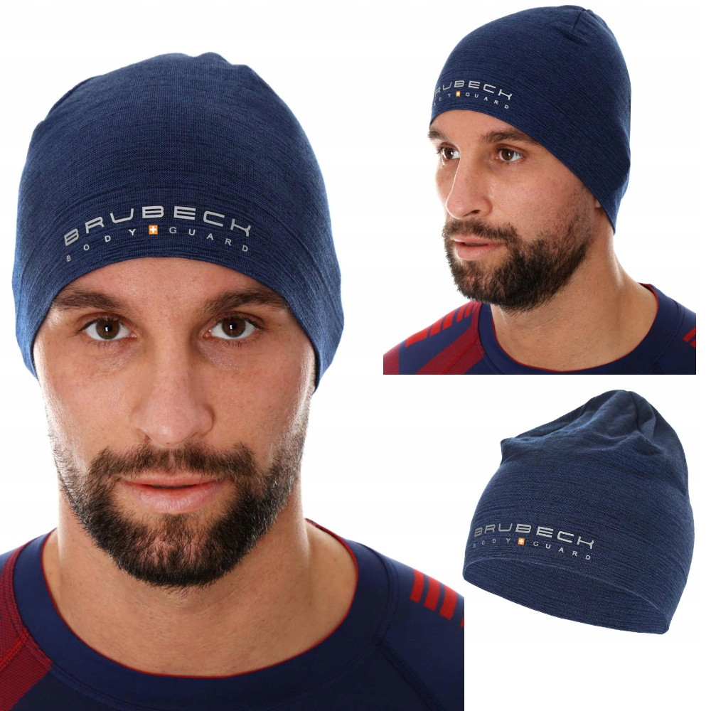Brubeck шапка Extreme Wool Unisex темно-синій S/m