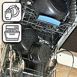 Комплект чорних керамічно-мармурових кастрюль Zilner для індукційної плити та ґазу набір 12 шт. діаметром 16/20/20/22/24/28 см, фото 4