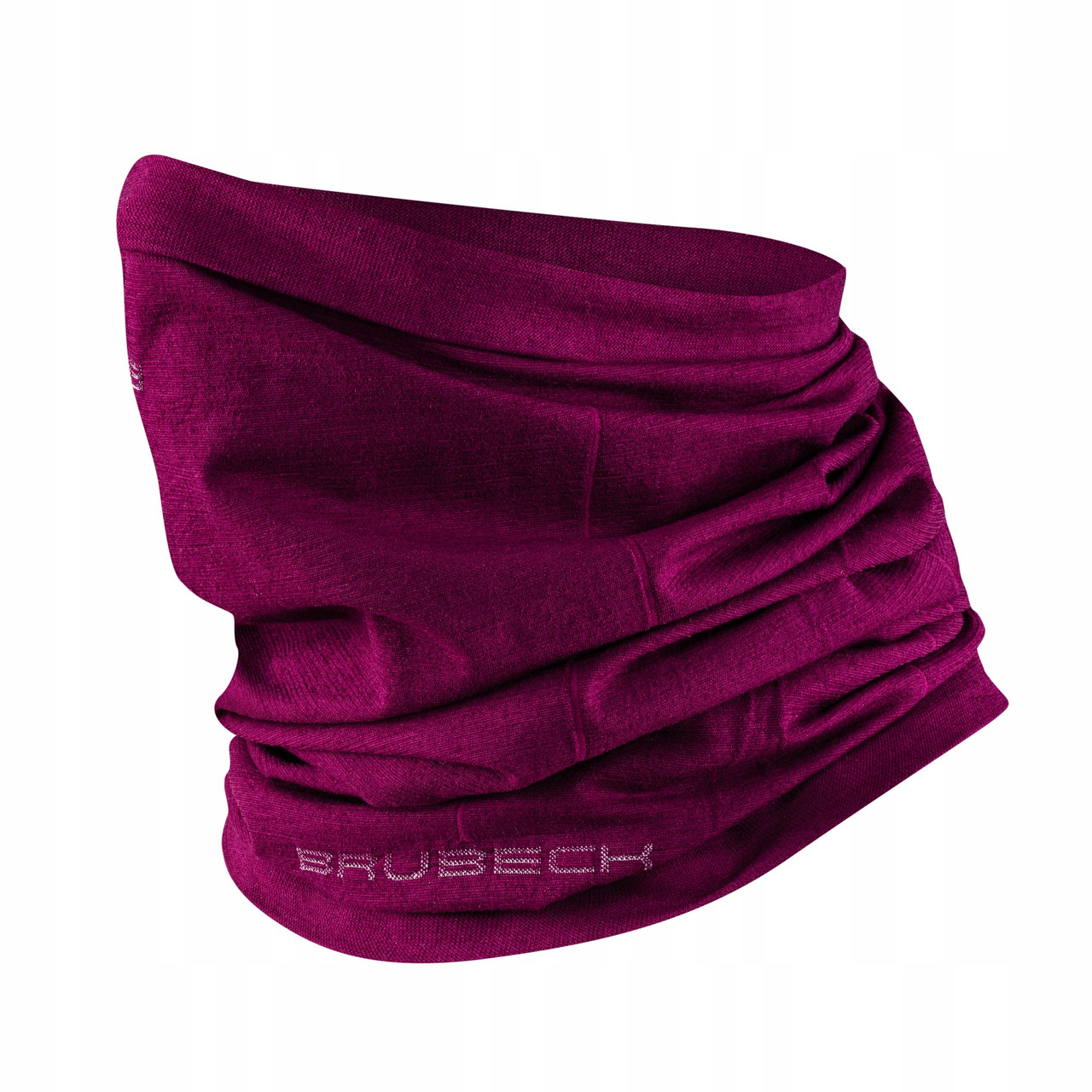 Brubeck Unisex шарф з вовни відтінку "слива" L/xl термоактивний мериносова вовна хустка-бандана захисна