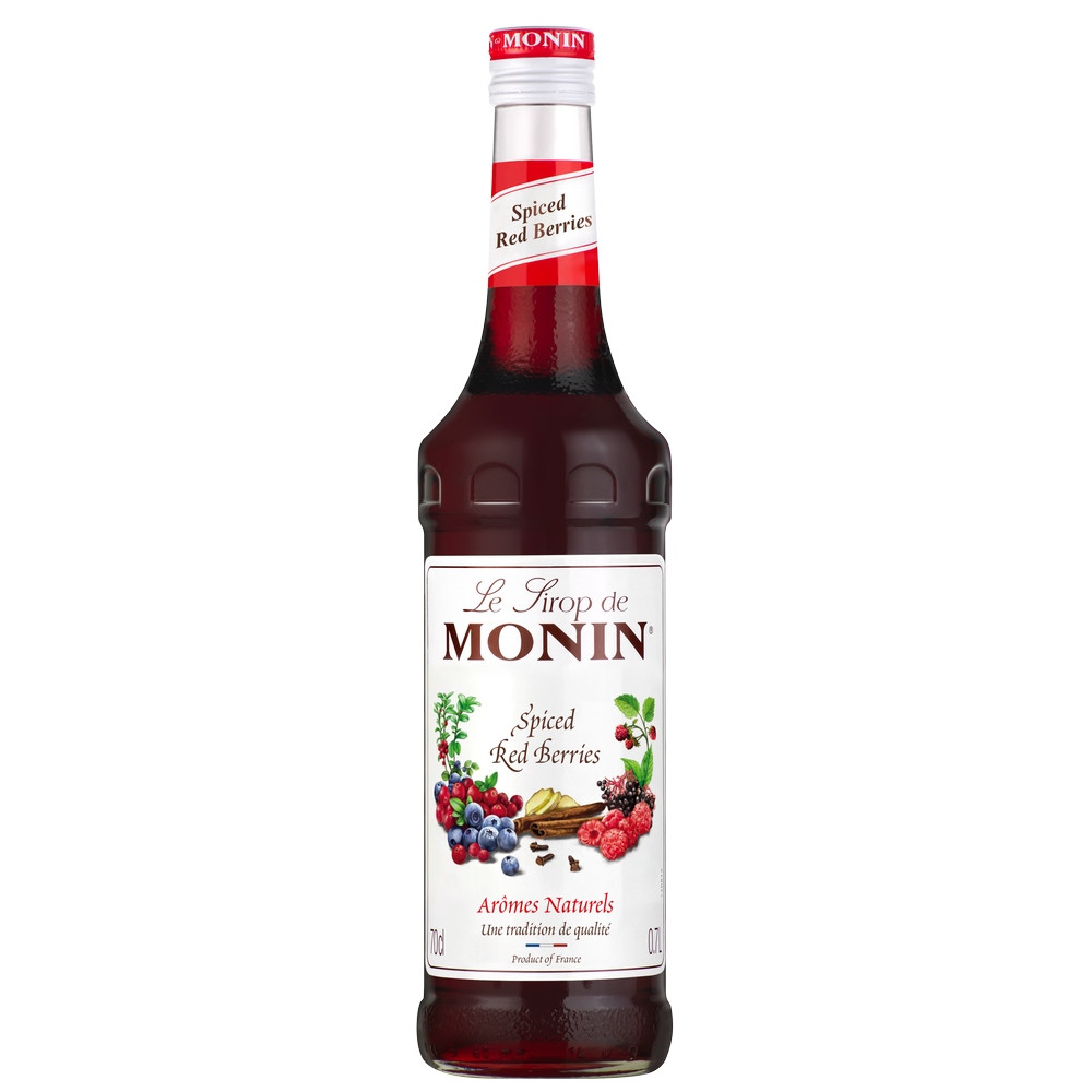 Ароматизований сироп Monin "приправлені червоні ягоди" 0,7л для бариста до кави чаю 700 мл