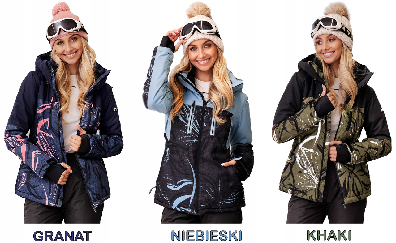 Зимова лижна куртка Stok Narty тепла жіноча 3 кольори куртки Xl