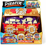 Набір з 2 шт. Piratix набір Monster Treasure серія золота золота скриня зі скарбами, фото 3