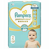 Набір з 2 шт. Pampers Premium Care 2 68 шт. 4-8 кг підгузники, фото 8