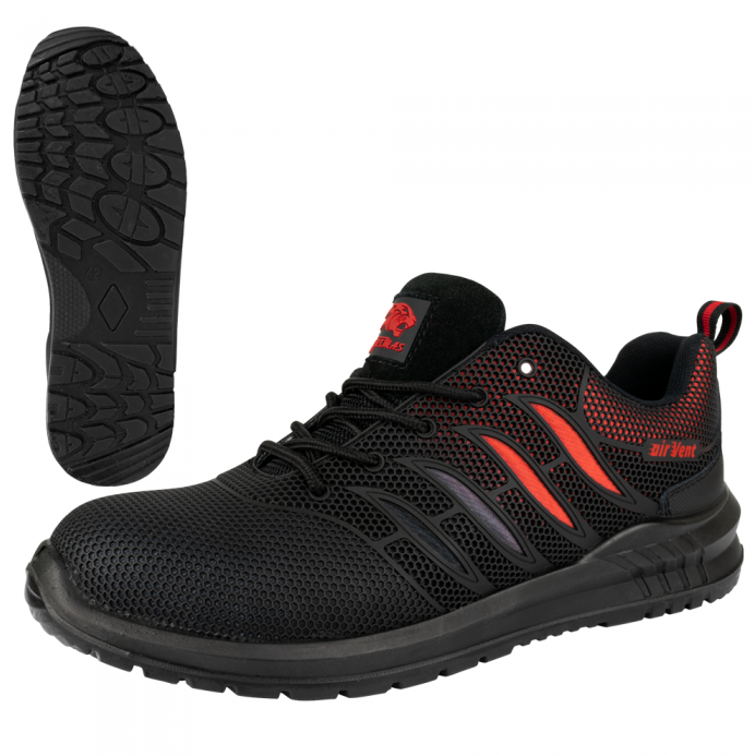 Сецвзуття кросівки з металевим носком робочі захисні, що дихають, з вентиляцією, спец взуття