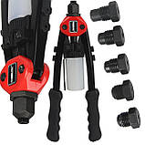 Ручний важільний заклепочник profi 2,4-6,4 мм 320 мм mar-pol m49573, фото 2