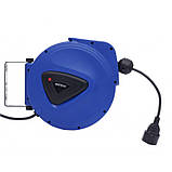 Автоматичний висувний подовжувач електричного шнура 15 м kraft&dele kd4028, фото 4