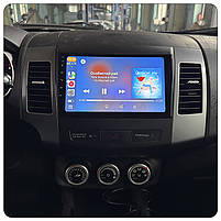 Штатна магнітола Lesko для Mitsubishi Outlander II 2005-2009 екран 9" 1/16Gb/ Wi-Fi Optima GPS Android Мітцубісі, фото 4