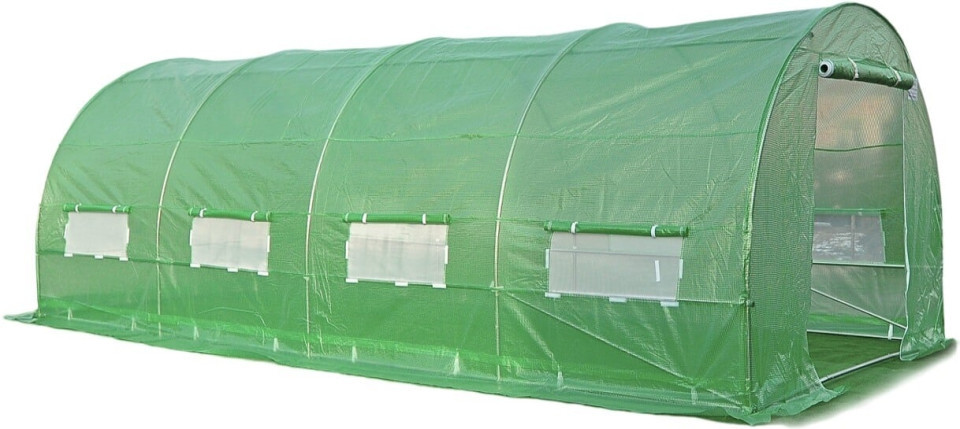 Садова теплиця, парник Focus Garden 3x6x2 м, зелений