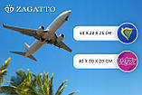 Набір з 2 шт. Подорожній рюкзак для ручної поклажі Ryanair Wizzair 40x20x25 Zagatto, фото 10