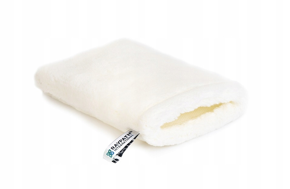 Біла мокра чистильна рукавичка Raypath 141 для чистки наносріблом розмір М, фото 1