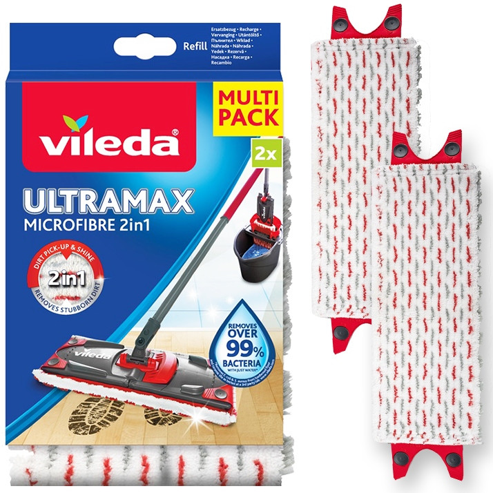 Вкладка вкладки для плоского мопа Vileda Ultramax Turbo 1-2 Spray шт Ultramat оригінальні