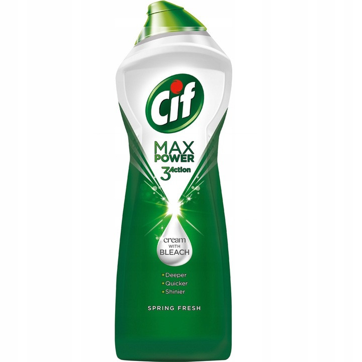 Молочко Cif Max Power з відбілювачем Весняна свіжість 1л, 1001 г
