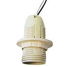 Патрон із проводом Е14 пластиковий для світильників довжина проводу 50 см для освітлення приміщень