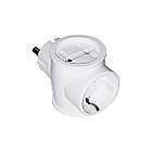 Трійник із заземленням АБС 16А 250В для підключення електрообладнання надійний адаптер для безпечного