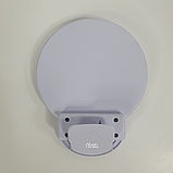 Кільцева LED селфі-лампа прищіпка з дзеркалом для телефону та планшета RPG 11см Selfie Ring Light A4S-White, фото 6