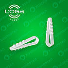 Кріплення дюбель ялинка для круглого кабелю 6мм для монтажу електричного дроту 100шт упаковка