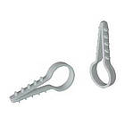 Кріплення дюбель ялинка для круглого кабелю та гофри 16мм ПВХ для монтажу проводів 100 шт упаковка