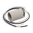 Патрон із проводом Е14 кераміка для світильників довжина проводу 50 см для підключення освітлення