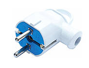 Вилка електрична SVITTEX із заземлювальним контактом 16А 250В для безпечного підключення техніки