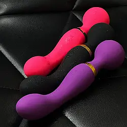 Вібратор 2 в 1, вагінальний стимулятор рожевий