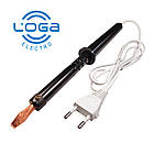 Паяльник електричний 80Вт з мідним жалом 6*75 мм для паяння деталей з термостійкою ручкою