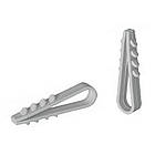 Кріплення дюбель ялинка для круглого кабелю 8мм для монтажу проводів і гофротруб сірий 100шт