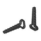 Кріплення дюбель ялинка для плоского кабелю 5х10 мм для монтажу проводу на поверхні 100 шт