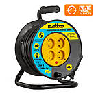 Подовжувач на котушці 40м з термозахистом для дому та дачі 100% мідний кабель 3680 Вт