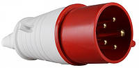 Вилка силова переносна із заземленням 32А для підключення обладнання 220В IP44 LOGA