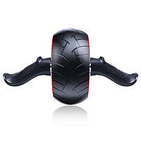 Колесо для преса PowerPlay 4326 зі зворотним механізмом AB Wheel Pro Чорно-червоне, фото 3
