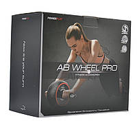 Колесо для преса PowerPlay 4326 зі зворотним механізмом AB Wheel Pro Чорно-червоне, фото 10