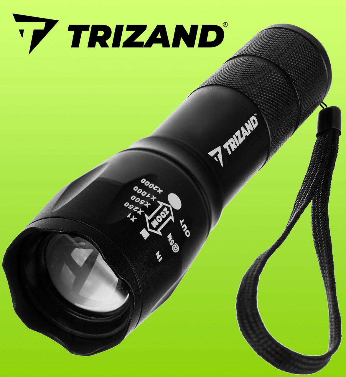 Ліхтар Led Cree міцний T6 зум Usb чохол