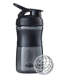 Шейкер спортивний (пляшка) BlenderBottle SportMixer Flip 20oz/590ml Black