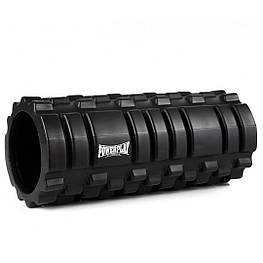 Масажний ролик (ролер) PowerPlay 4025 Massage Roller Чорний (33x14 см.) aiw Оригінал 4305