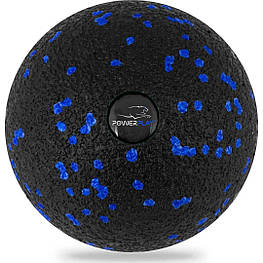 Масажний м'яч PowerPlay PP-4351 Epp Massage Ball (d10) Чорно/Синій aiw Оригинал 4314