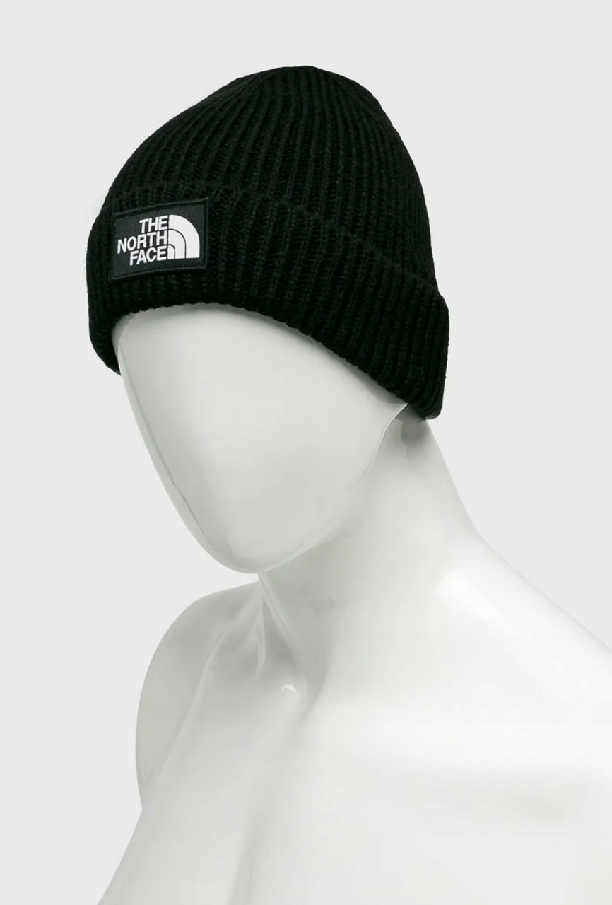 Шапка з в'язаного трикотажу The North Face чорного кольору універсального розміру груба