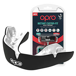 Капа OPRO Instant доросла (вік 11+) Black/White (art.102520001) aiw Оригінал 4571
