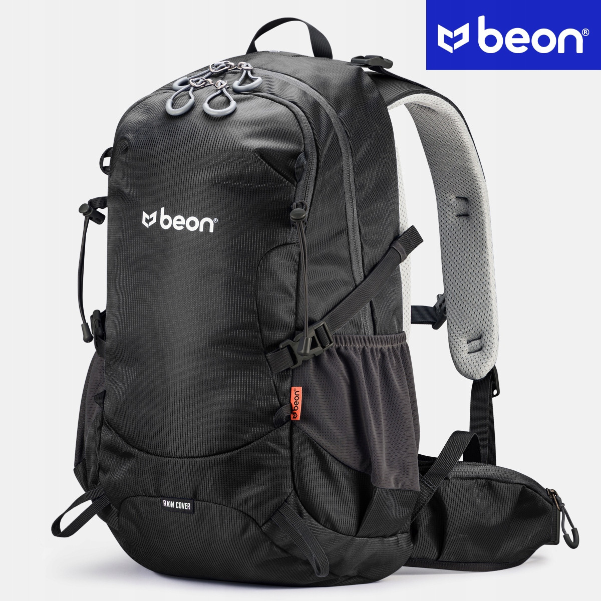 Туристичний рюкзак Beon Xb540 20-40 чорний для турингу та гір 30л чоловічий/жіночий міцний
