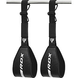 Петлі підвісні (петлі Береша) RDX F6 KARA Gym Workout Abs Straps Black/White