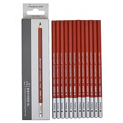 Олівці художні Marco Raffine вугільні 7015-12CB