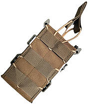 Підсумок відкритий каркасний для 1 магазину АК Cordura койот (LE3659), фото 3