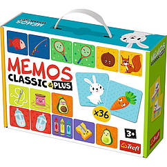 Настільна гра Trefl "Мемос Класичні плюс 36 карт Логіка" (Трефл) 2272