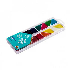 Акварельні фарби ГАММА'UA 300104, 18 кольорів, Toyman