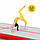 Мат гімнастичний надувний 4FIZJO Air Track Mat 600 x 200 x 20 см White/Red (P-5907739312044), фото 9
