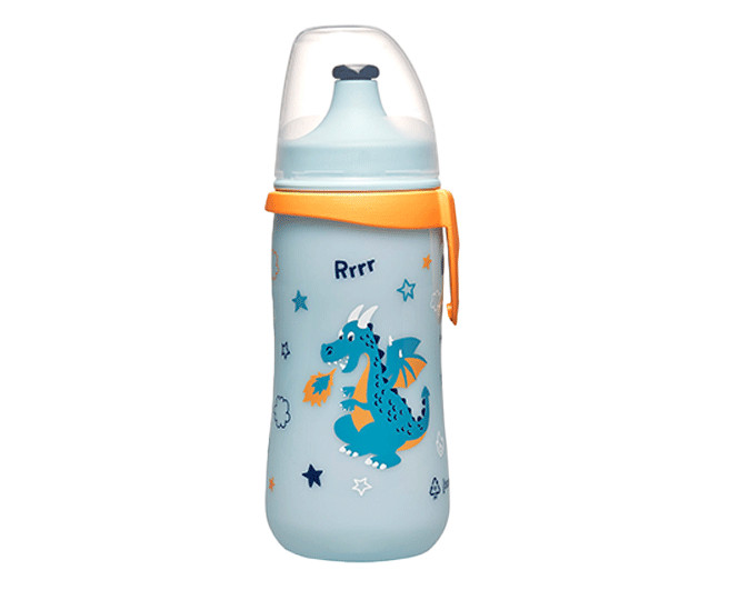 Поільник Nip РР "Kids Cup" з висувною кришечкою від 18 місяців 330 мл. "Х", "PET-Box" (Ніп) 35051