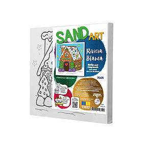 Набір для творчості для дітей Riviera Blanca Пряничний будиночок 25x25 см (КГ1-25)