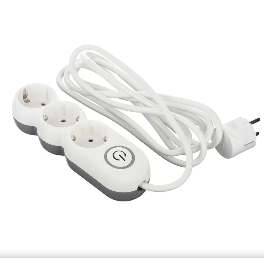 Мережевий фільтр-подовжувач 2E (2E-U03VES3M), фото 1