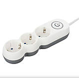 Мережевий фільтр-подовжувач 2E (2E-U03VES3M), фото 2