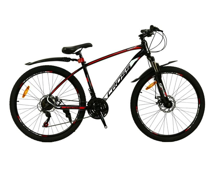 Велосипед Cross 26`` Tracker 2022 Рама 17`` black-red