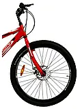 Велосипед CrossBike 24`` Spark D-Steel 2022 Рама 11`` red, фото 5